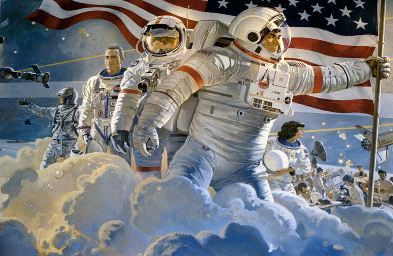 Illustration for article titled 27 Paintings From the Most Famous Space Artist On Earth (And Off)